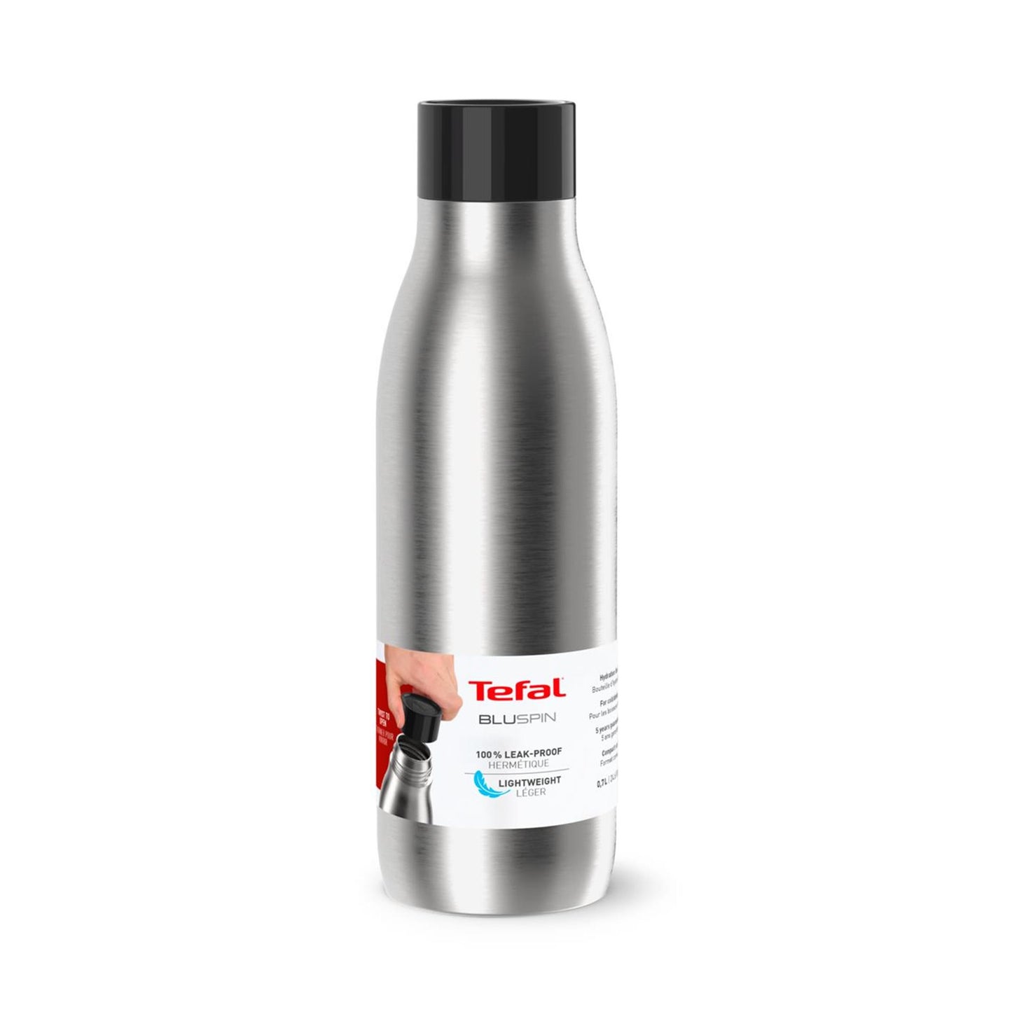 Botella térmica Tefal bluspin acero inoxidable 0,7l