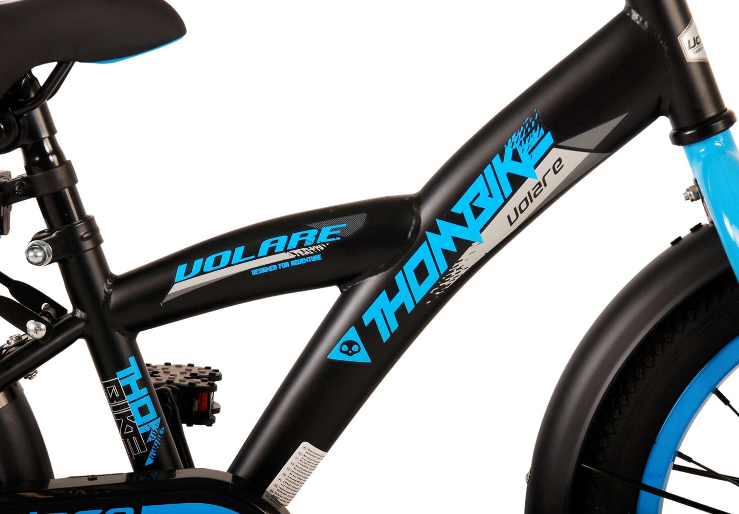 Volare Thombike Bike para niños - Niños - 16 pulgadas - Black Blue