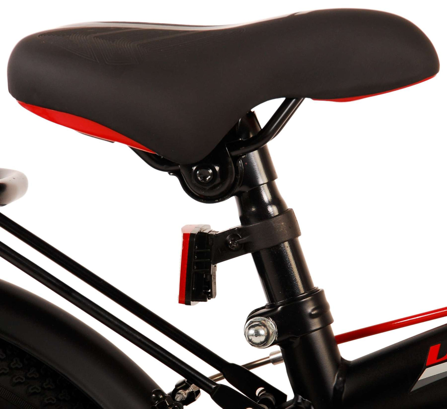 Bike para niños Volare Thombike - Niños - 16 pulgadas - Rojo negro - Dos frenos de mano