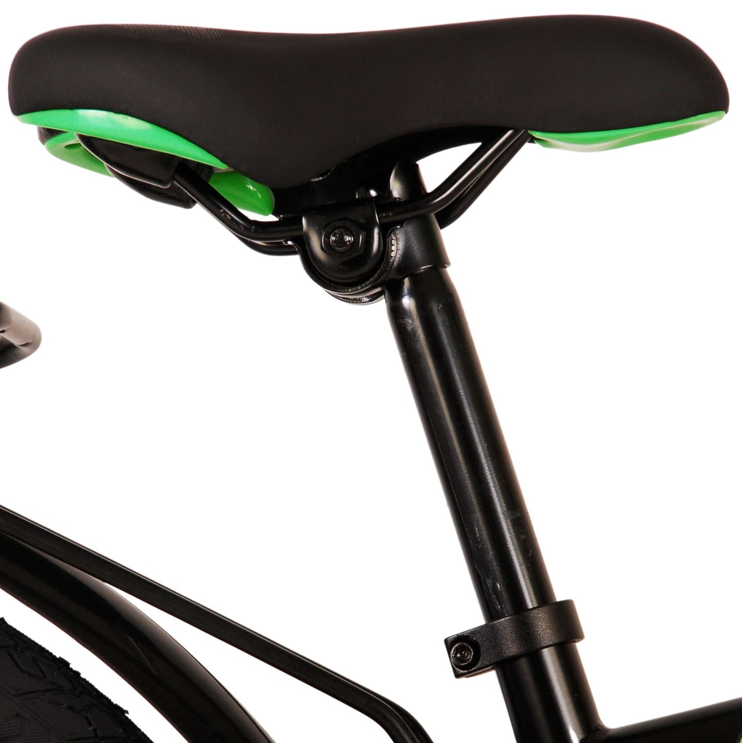 Bike para niños Volare Thombike - Niños - 24 pulgadas - Black Green - Dos frenos de mano
