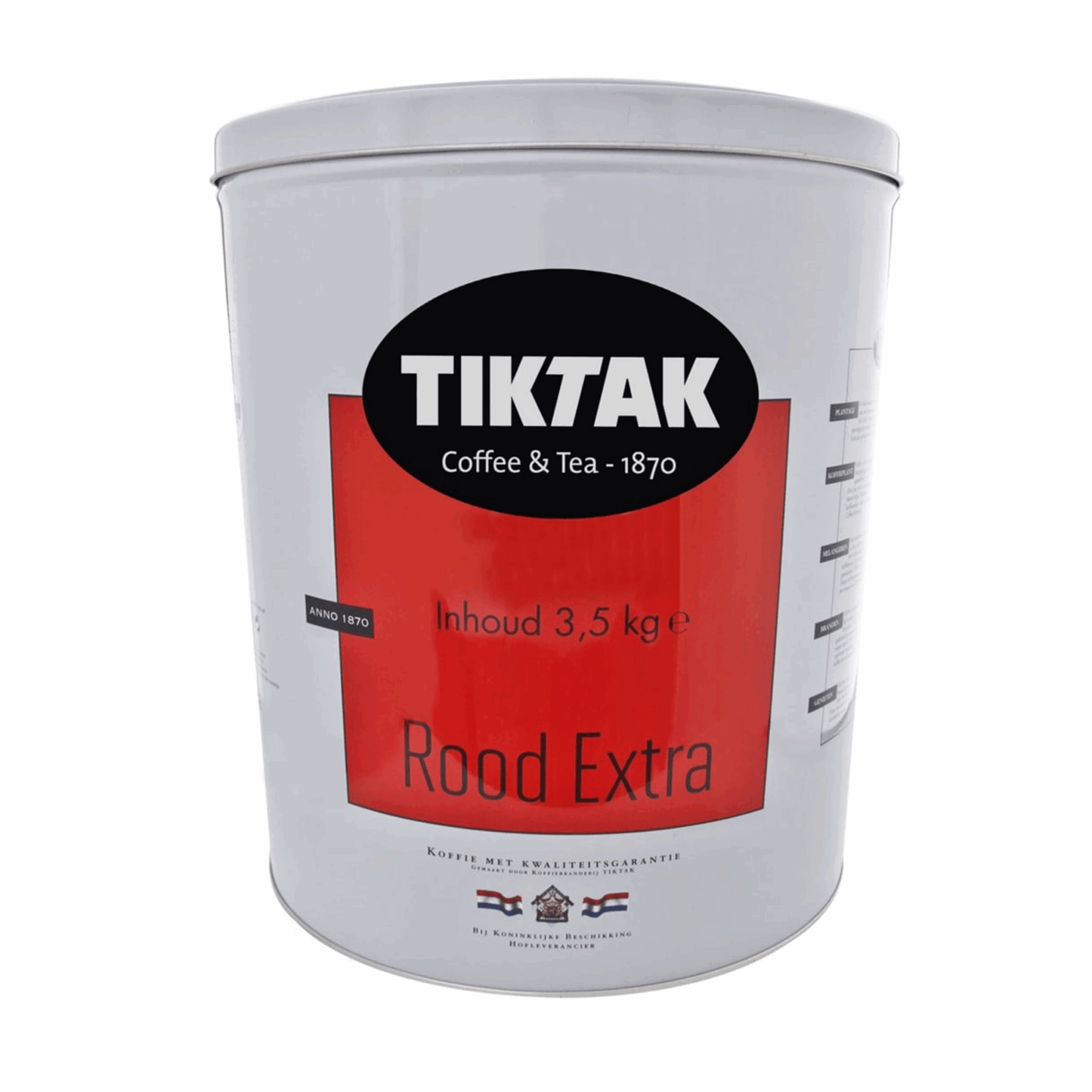 Filtro rapido rosso caffè tick tock (3,5kg)