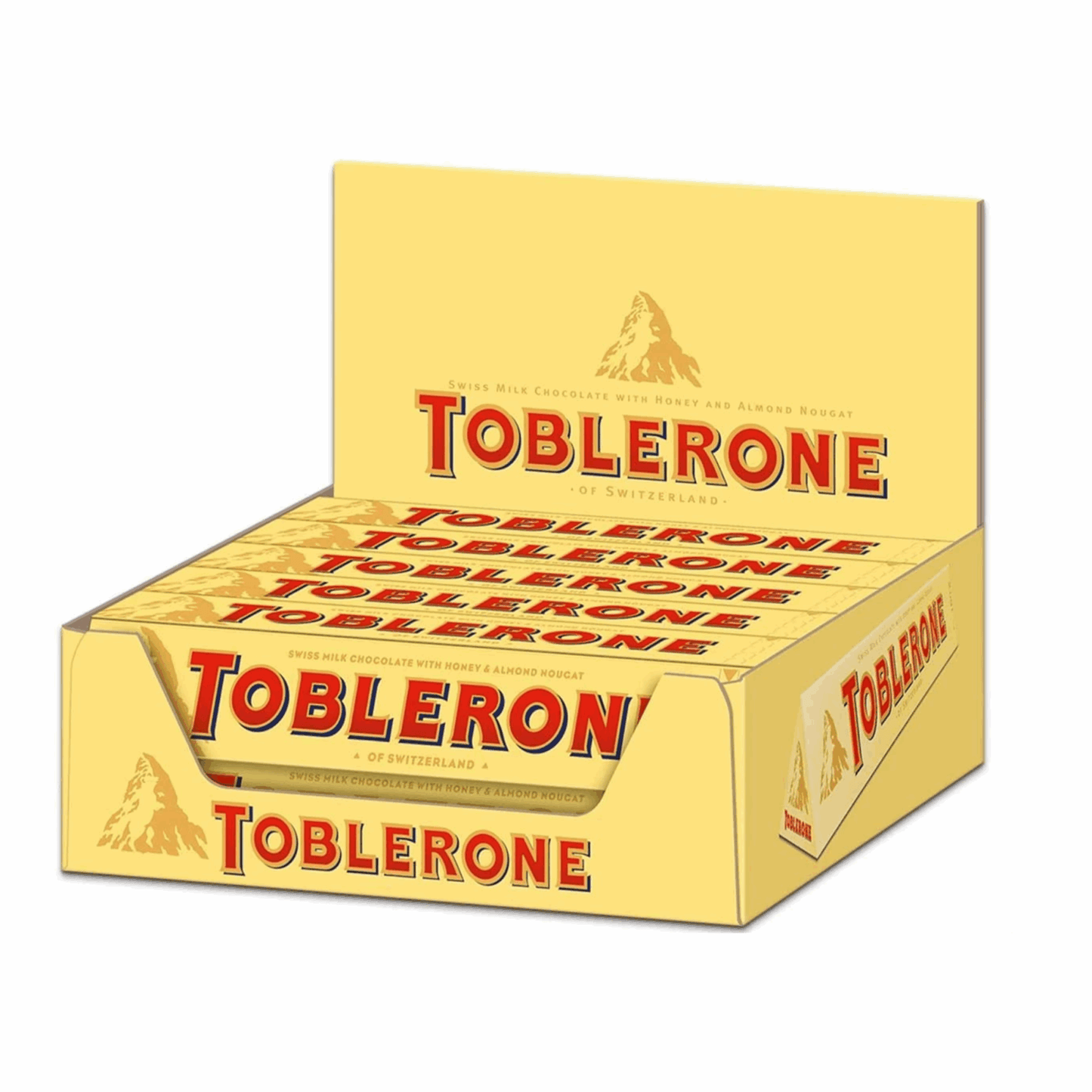 Toblerone chocolate con leche amarillo (20x 100gr)
