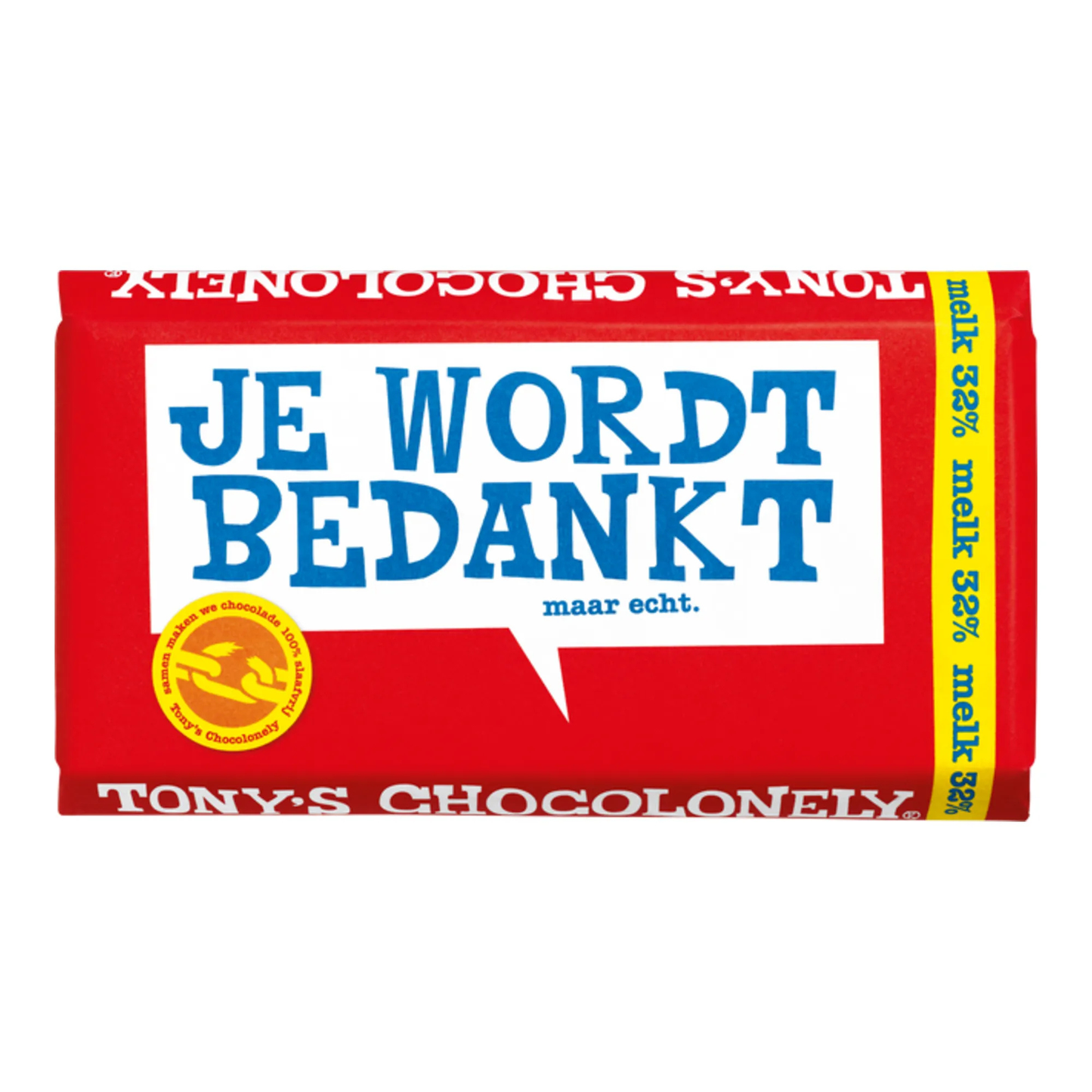 Barra de leche chocolonely de Tony gracias (15x 180gr)