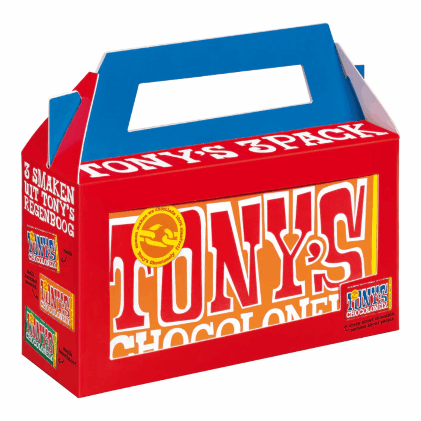 Il classico pacchetto arcobaleno cioccolatoso di Tony (8x confezione da 3)