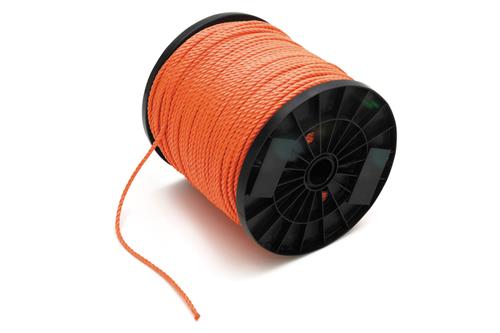Cuerda nailon naranja 4mm pp | Piezas de 220 metros