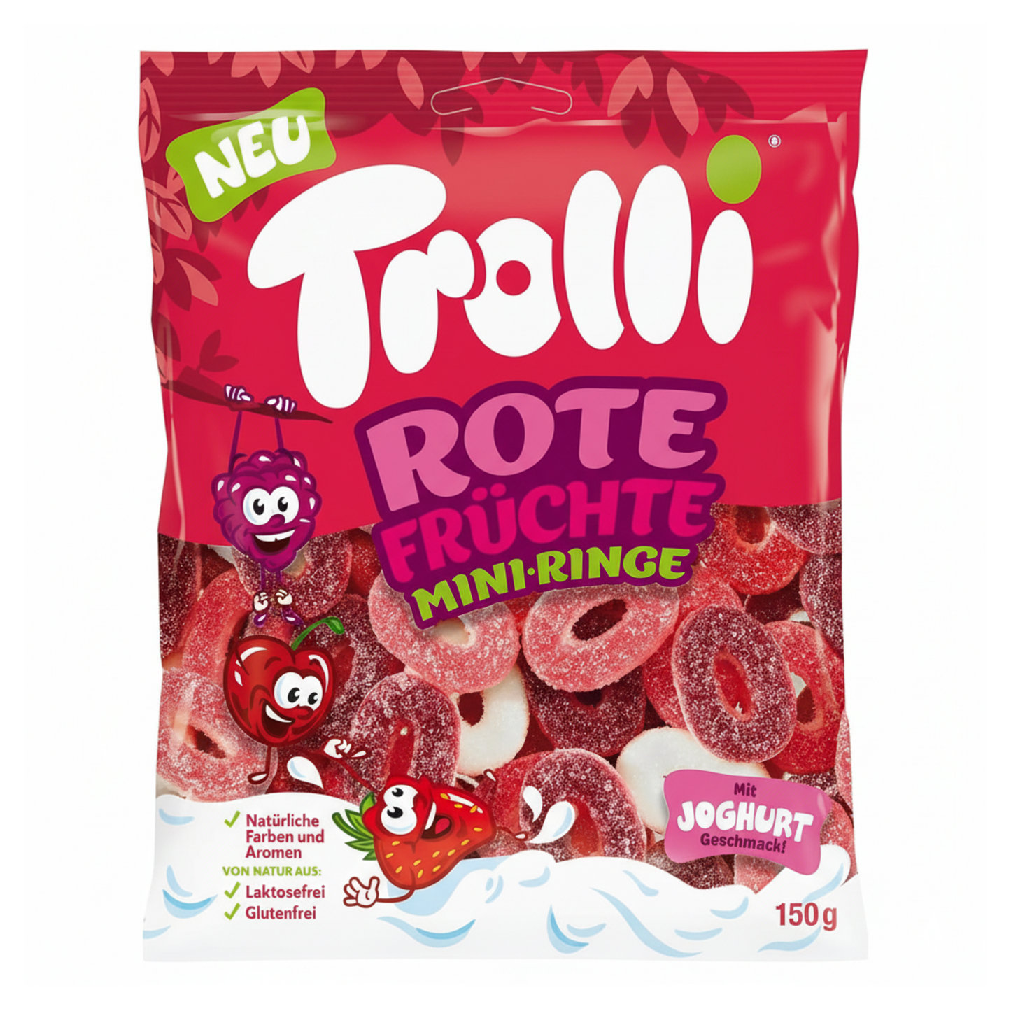 Busta mini anelli Trolli frutti rossi (15x 200g)