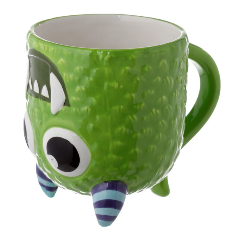 Monstarz Groen Monster Upside Down Ceramic Tag