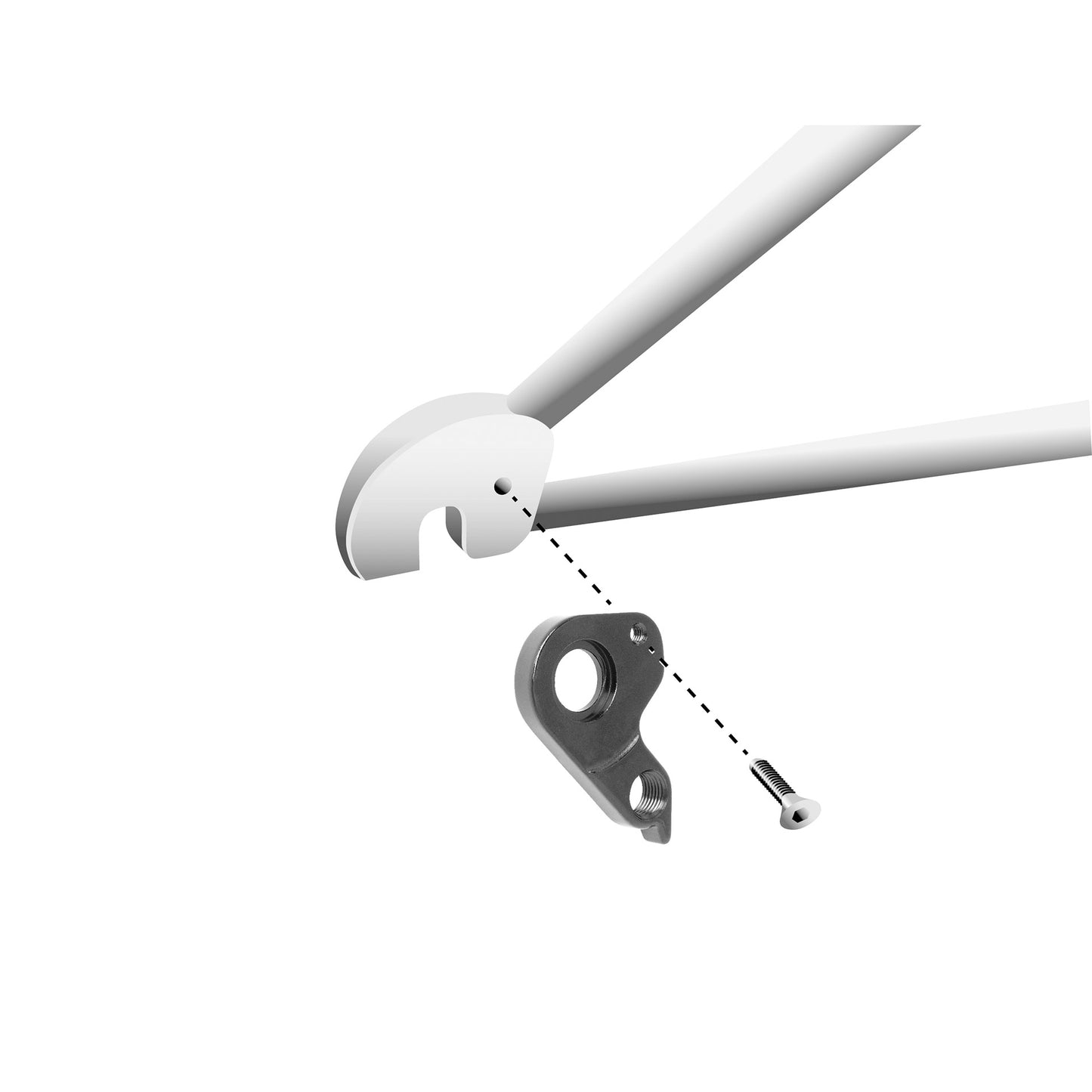 Forcellino cambio Marwi Union GH-315 Ghost, Marin, Polygon, Conor