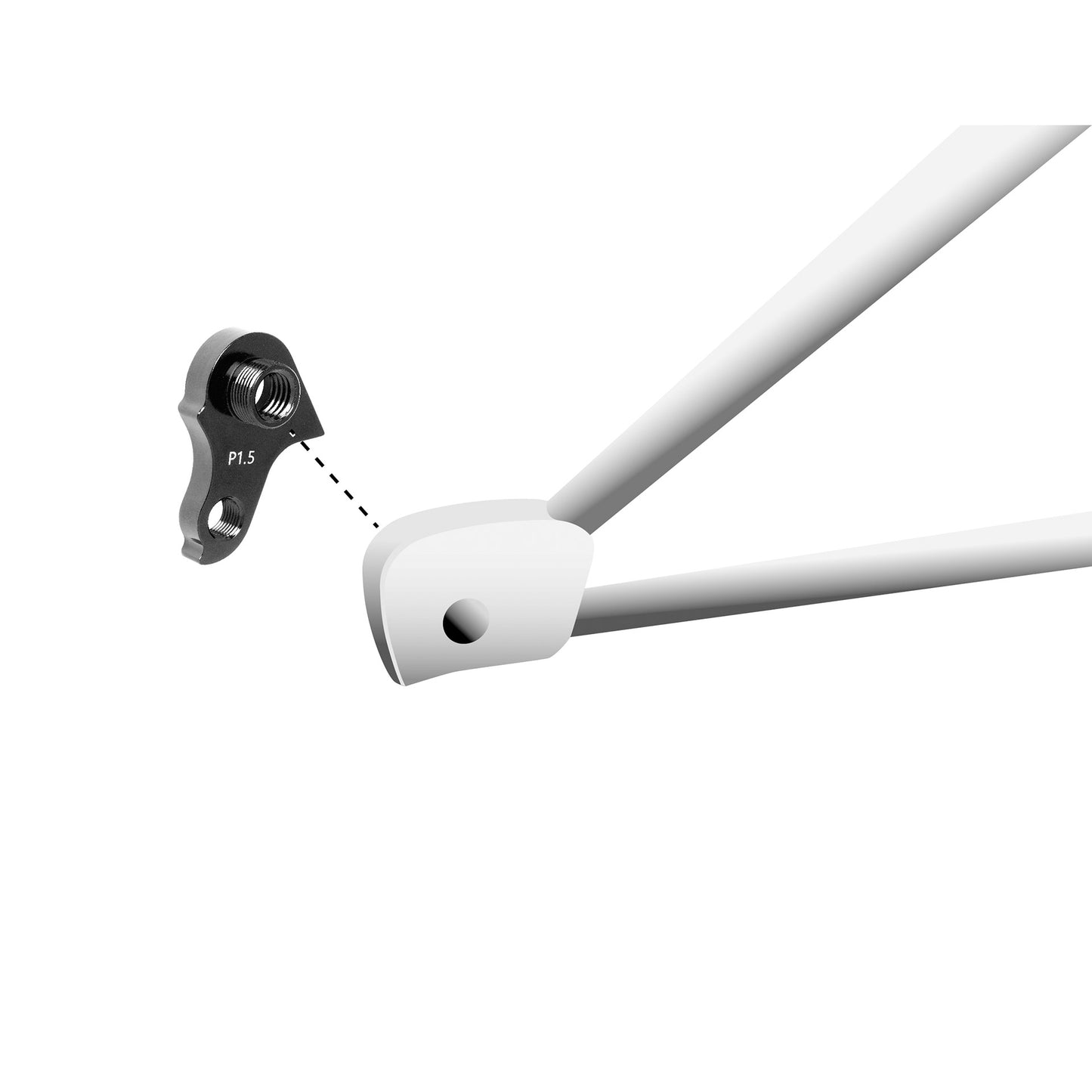 Forcellino cambio Marwi Union gh-319 haibike, kellys, vitus, ecc.