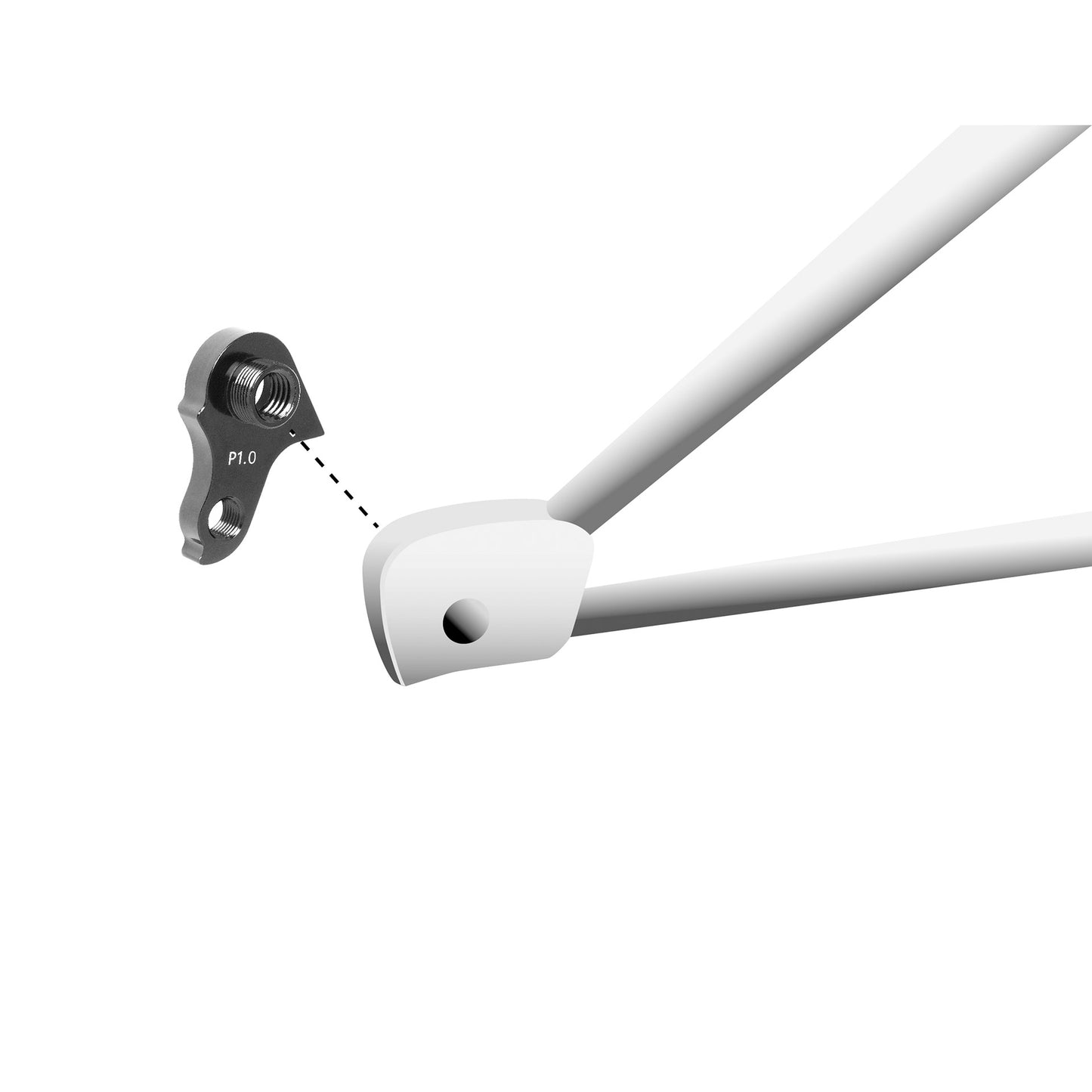 Patilla de cambio marwi union gh-320 haibike, peugeot, khs, vitus