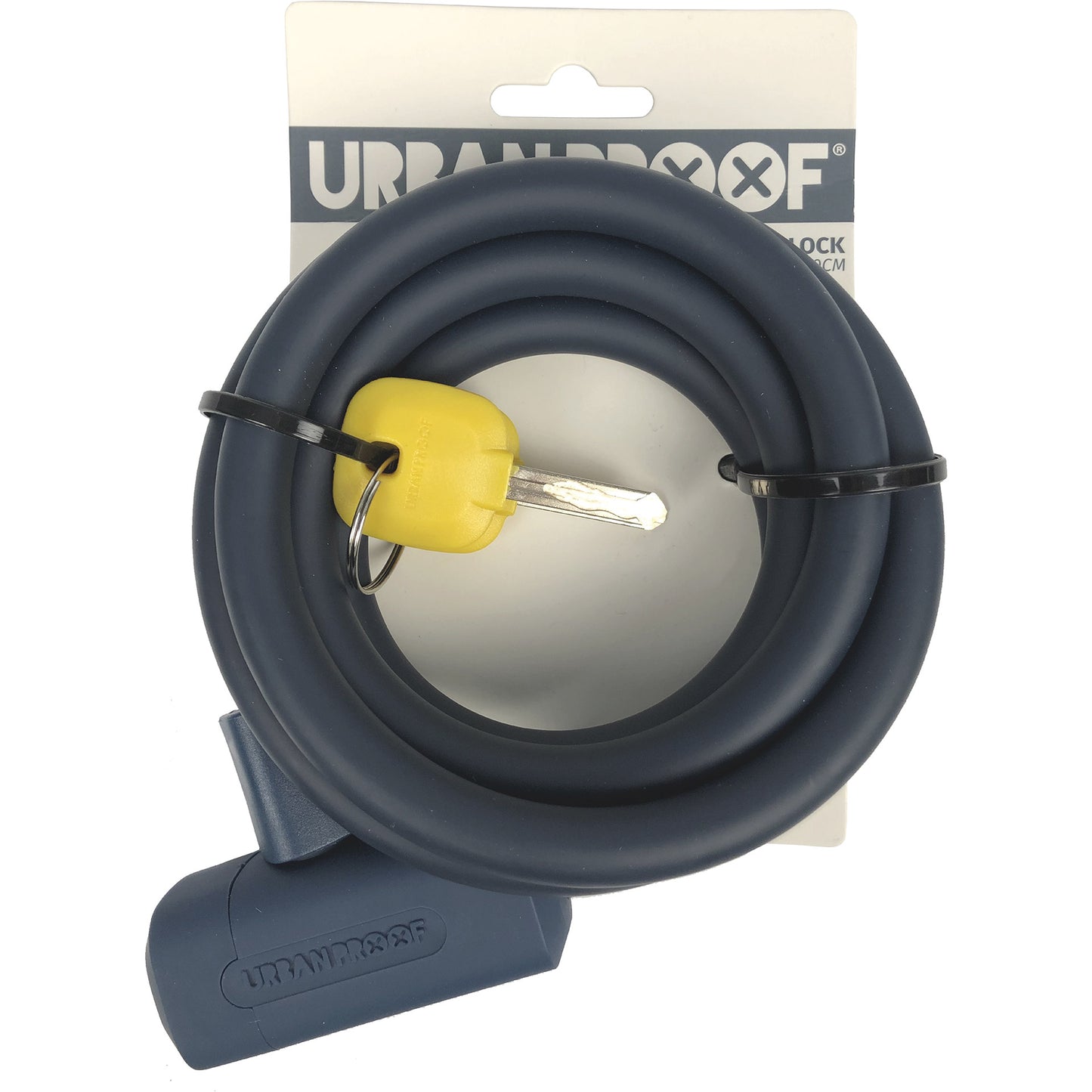 Lock espiral de Urbanproof 12 mm*150cm azul mate