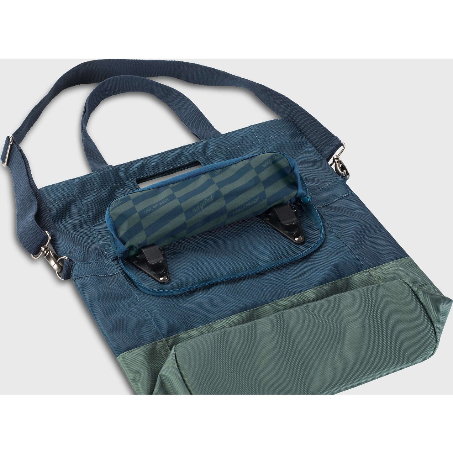 Urban Proof Bicycle Shopper Blauw-Groen 20L