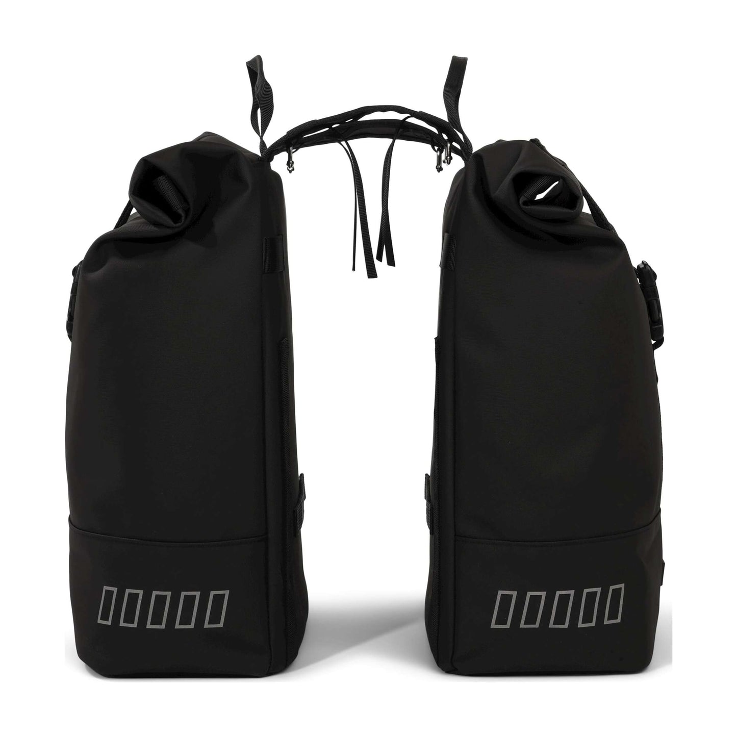 Borsa per biciclette a doppia bicicletta rolltop urbana a prova di urban 38 litri neri