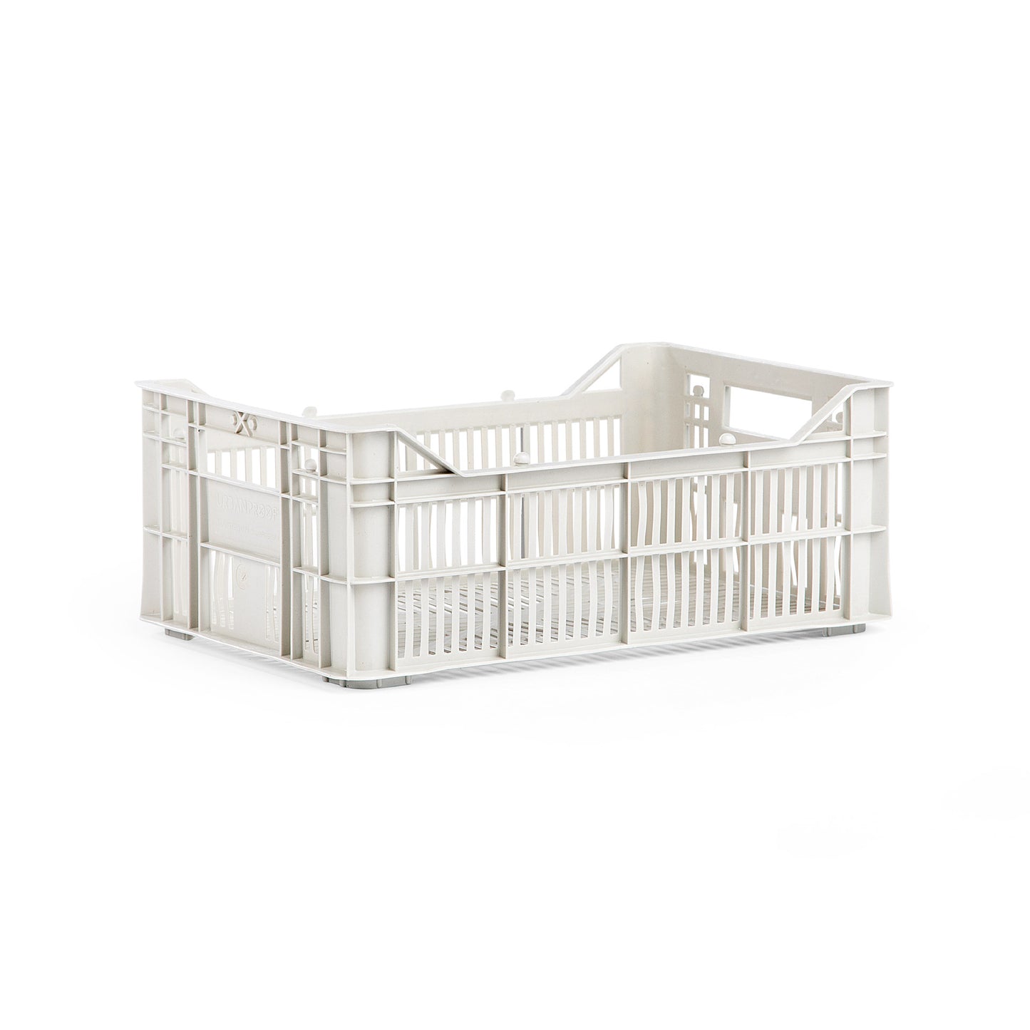 Cassa di biciclette a prova urbana Helsinki Plastica 7L grigio chiaro 30x20x11 cm