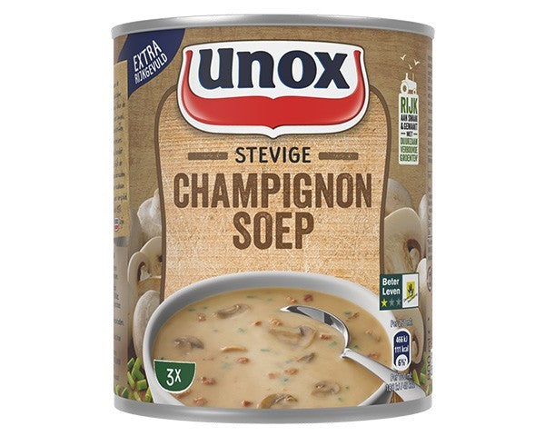 Zuppa di funghi abbondante Unox (6x 0,8 litri)