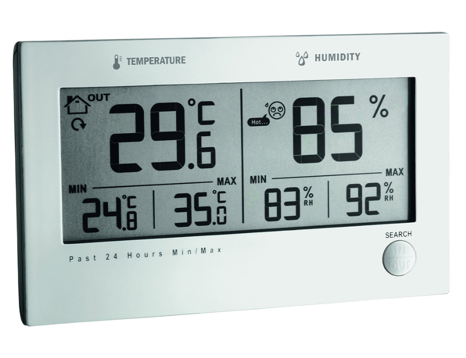 TFA Hygrometro gemello più umidità e temperatura all'interno e all'esterno