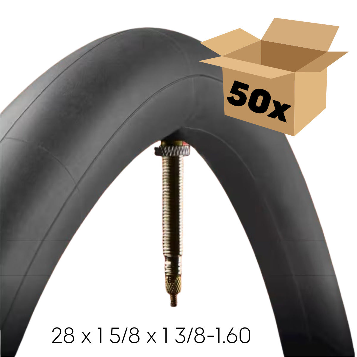 VREDESTEIN BNB 28x1.5 8x1.3 8-1.60 VALVOLA FV 50mm DS 50st