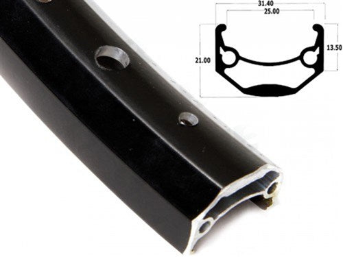 Ryde Velg 20x1.75 406 Andra 40 Black 36