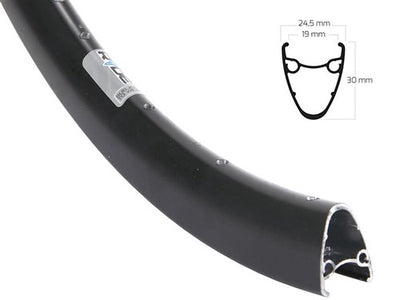 Ryde Rim 28 pollici 622 olandese 19 neri 32 buchi