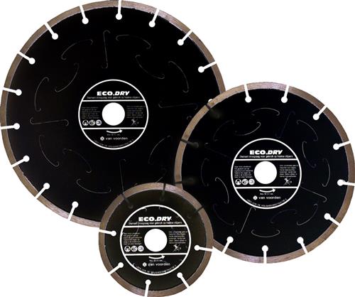 Sega diamantata da 350 mm con foro per cemento da 20 mm