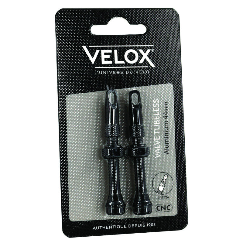 Velox Valiel PRESTA PRESTA 60 mm de aluminio negro (2st)