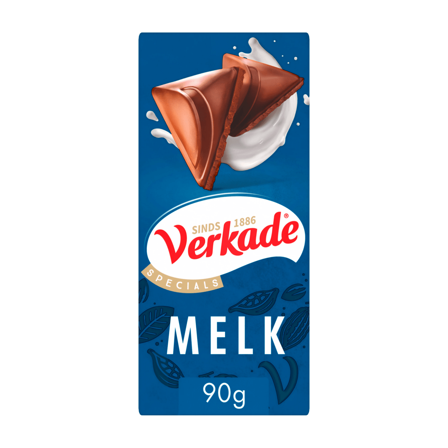 Barra de chocolate con leche Verkade (12x 90gr)