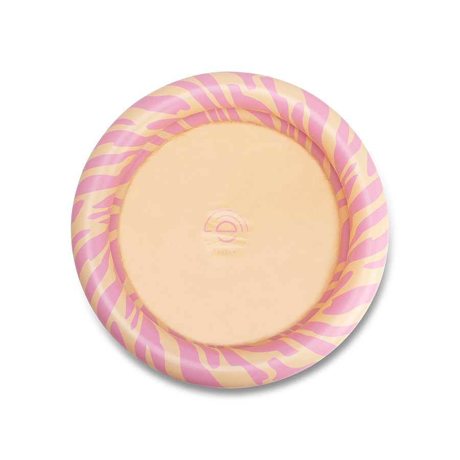 Rayas vibrantes | Piscina de bebé rosa Ø 100 cm