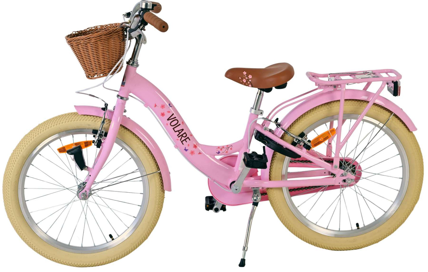 Volare Blossom Bicycle para niños - Girls - 20 pulgadas - Pink - Dos frenos de mano