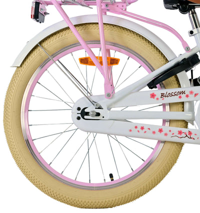 Volare blossom kinderfiets - meisjes - 20 inch - wit