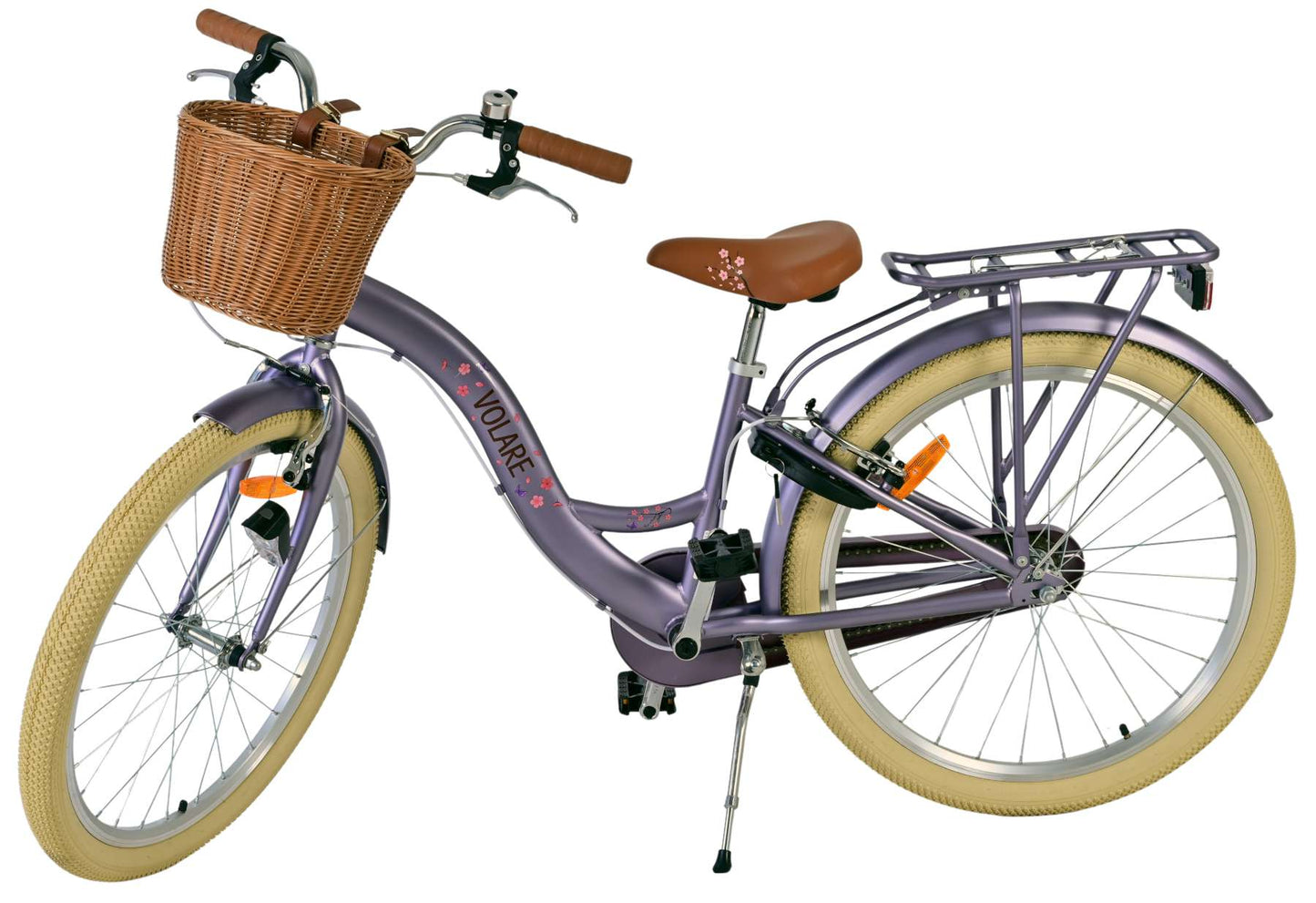 BICYCLE BAMBINI VOLARE BLOSSOM - Girls - 24 pollici - viola - freni a due mani