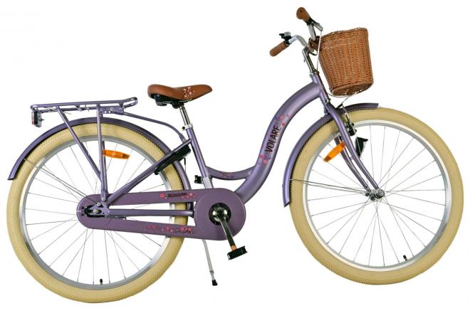 Volare Blossom Bicycle para niños - niñas - 26 pulgadas - morado