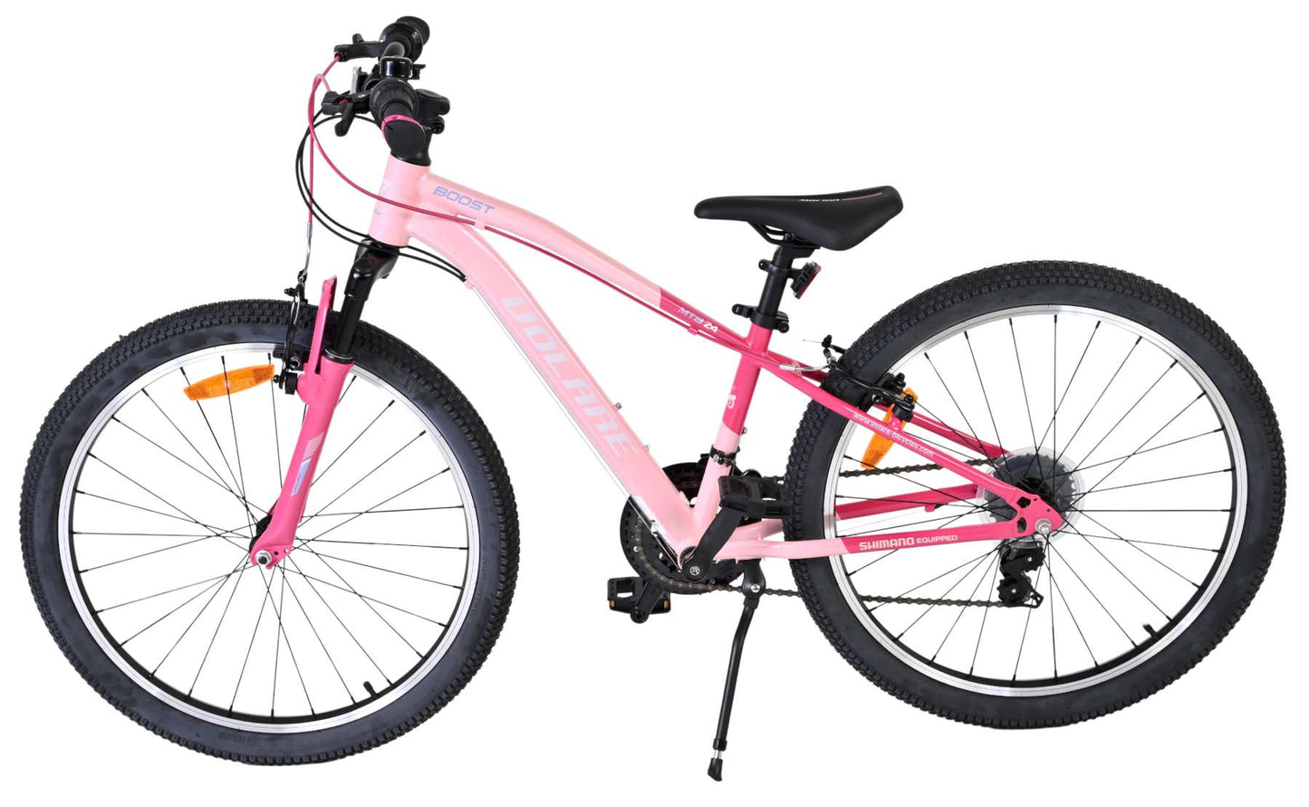 Bicicleta infantil Volare boost - 24 pulgadas - 21 velocidades - rosa