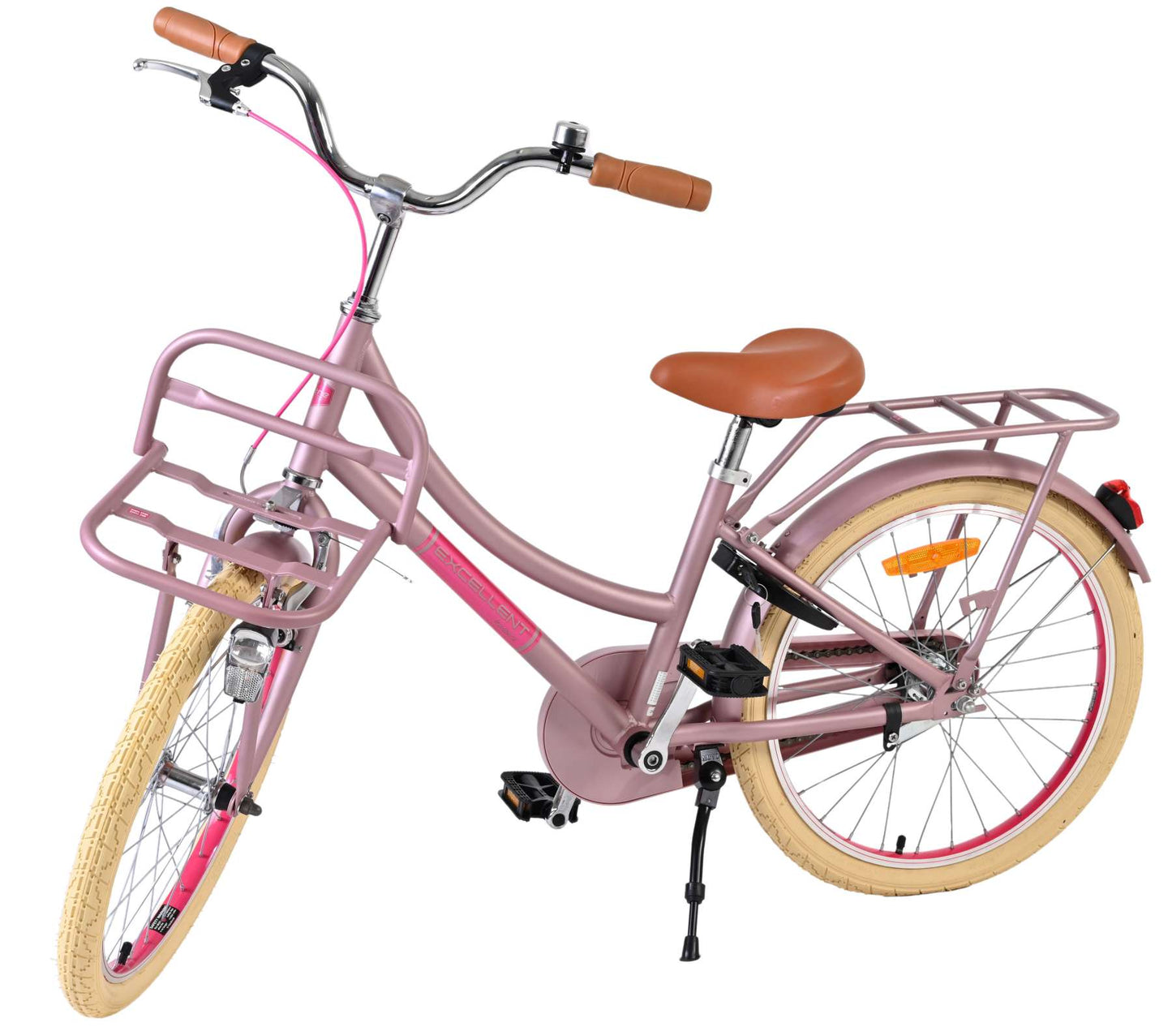 Excelente bicicleta para niños Volare - niñas - 20 pulgadas - rosa mate