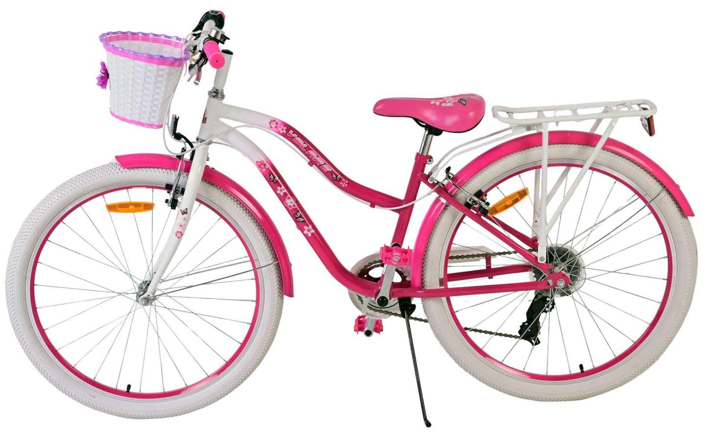 Volare adorabili bambini per bambini femminili da 26 pollici rosa 7 velocità