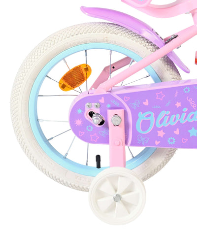Bicicletta per bambini Volare Olivia - ragazze - 14 pollici - rosa