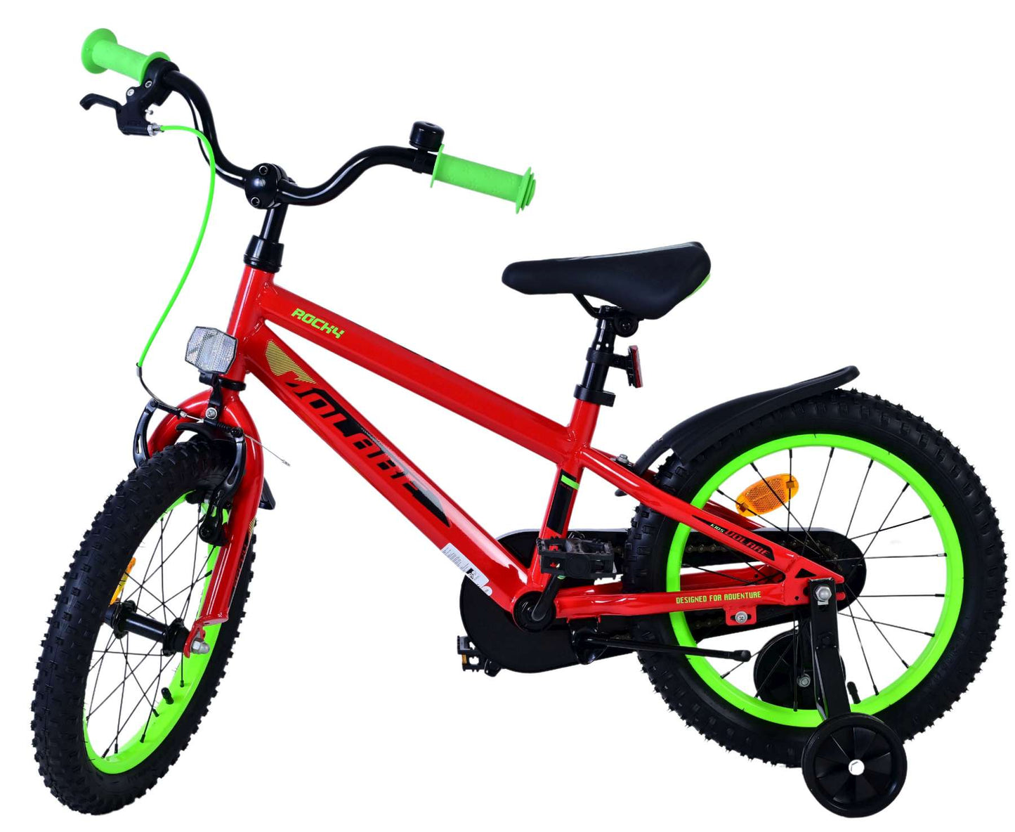 Bicicletta per bambini Volare Rocky - ragazzi - 16 pollici - rossa