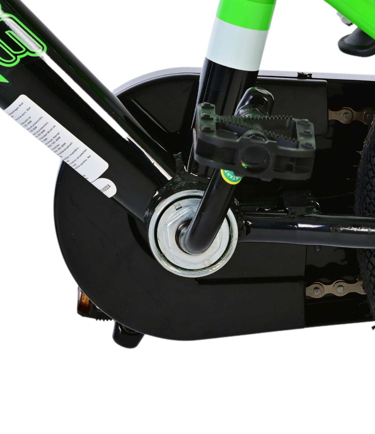 Volare sportivo kinderfiets - jongens - 12 inch - groen zwart