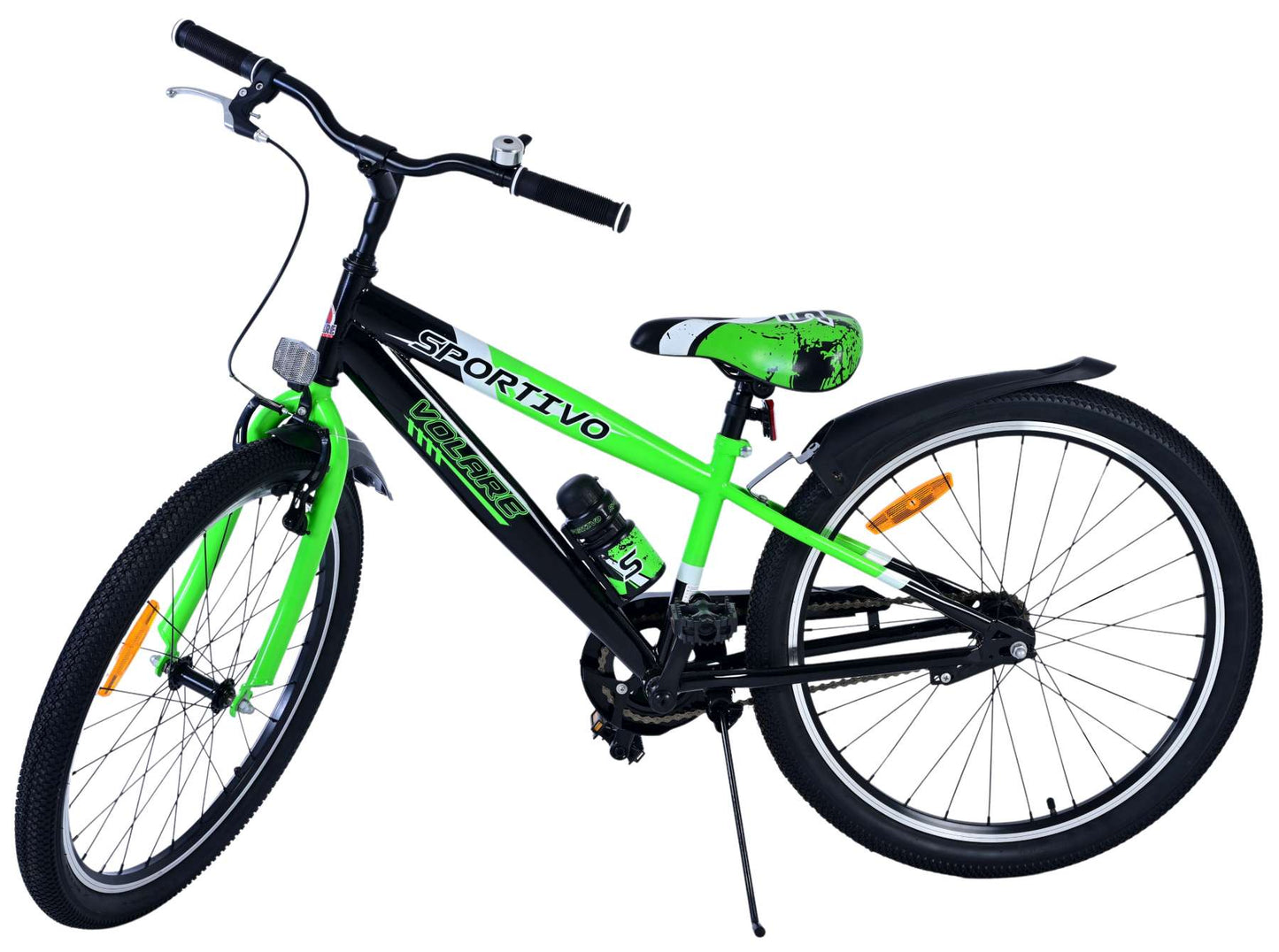 Valorare SportVo per bambini Bike Boys 24 pollici Verde nero