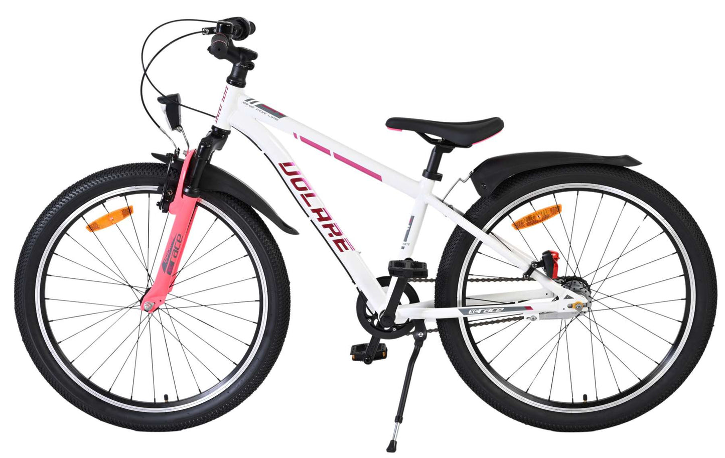 Bicicletta per bambini Volare xc race - 24 pollici - nexus 3 - bianco rosa