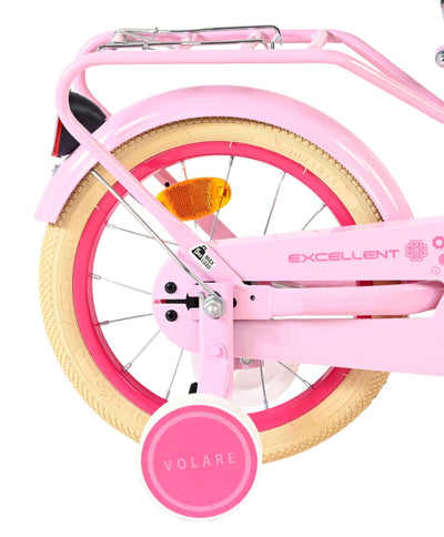 Volare excellent kinderfiets - meisjes - 14 inch - roze