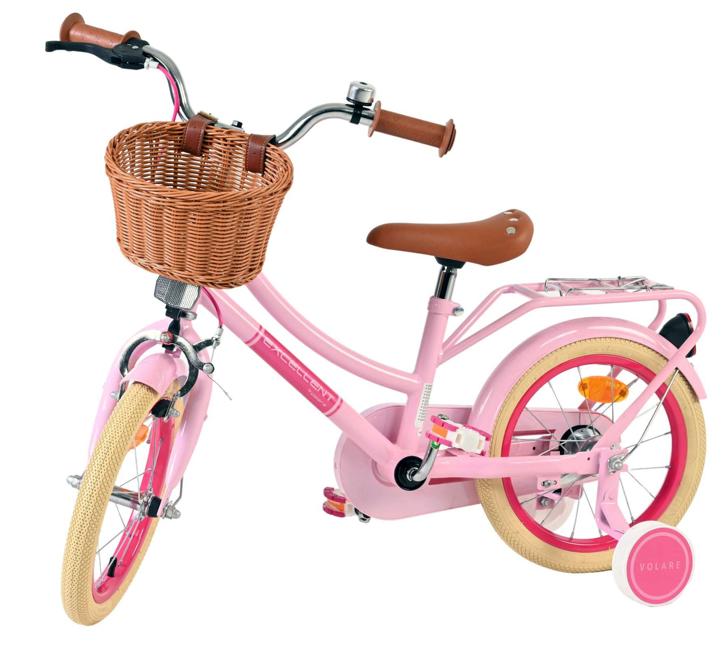 Ottima bicicletta per bambini Volare - ragazze - 14 pollici - rosa