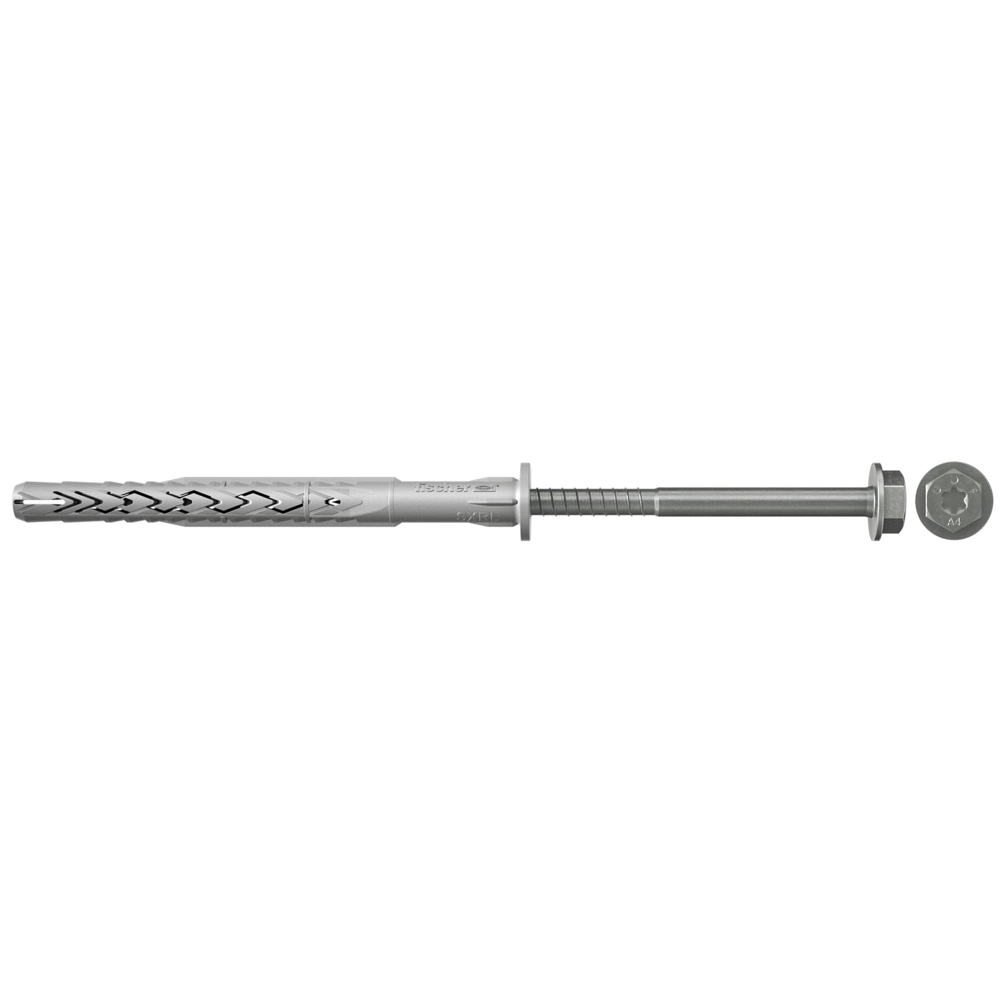 Fischer conector de construcción sxrl 10 x 60 fusible cabeza hexagonal acero inoxidable a4 - 546507 - 50 pieza(s) - 546507
