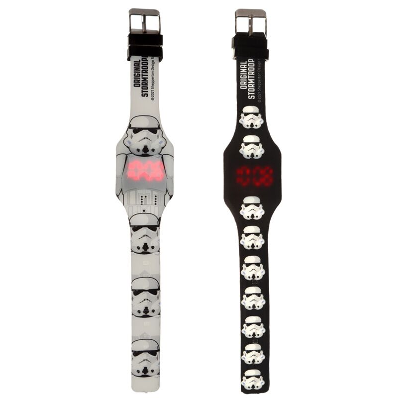 El reloj de silicona digital original de Stormtrooper