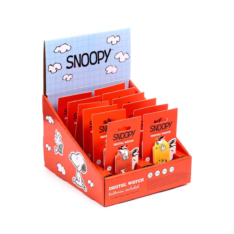 Orologio digitale in silicone Peanuts Snoopy Woodstock