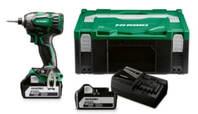 Avvitatore a percussione a batteria Hikoki 18v 5.0ah (nml)