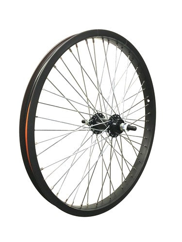 Ruota anteriore 20x2.125 ALU FREESTYLE 48 SPAAKS BLACCO ASSOLE DELLA 10MM