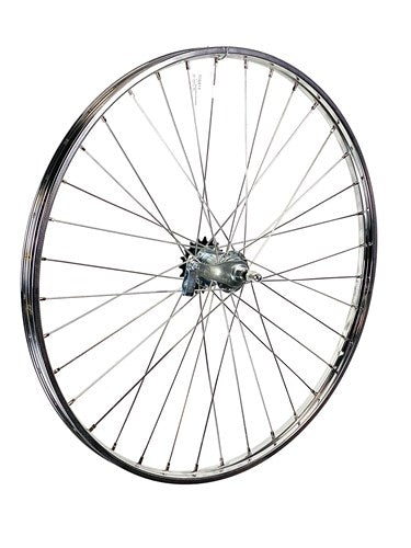 Ruota posteriore Roland 26x1.3 8 cromo shimano remnaaf zink 13
