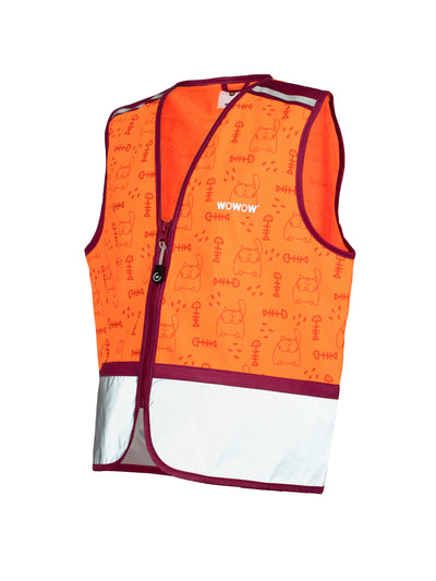 Wowow chaleco infantil zippy naranja m