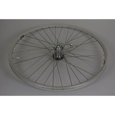 Achterwiel 28 19-622 zac 2000 zilver 36 spaak inox remnaaf