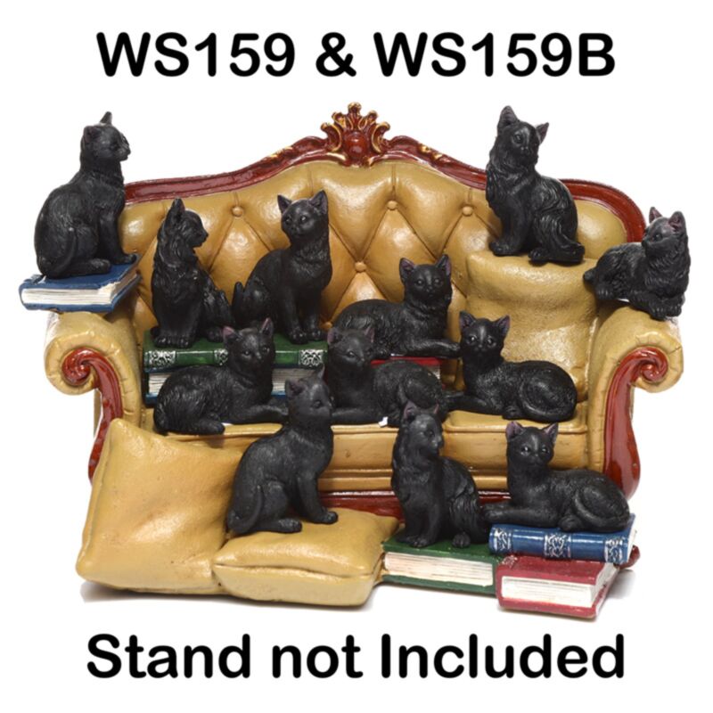 Statuette in miniatura di Black Cat Collector